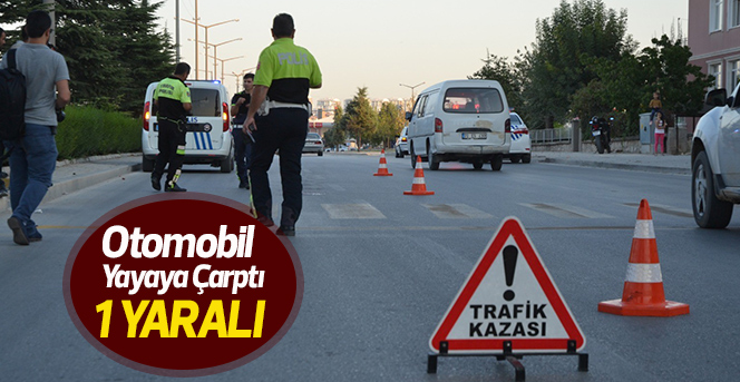 Karaman’da trafik kazası: 1 yaralı