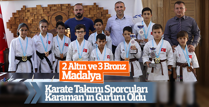 Karaman Karate Takımı Sporcuları Gururumuz Oldular