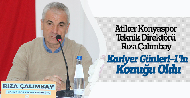 Rıza Çalımbay: “Futbolda disiplin ve eğitim şart”