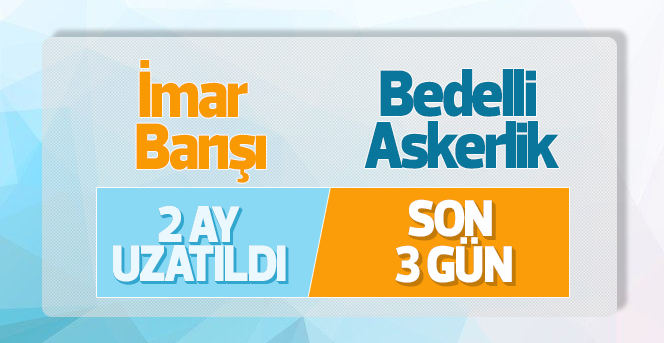 İmar Barışı başvuru süresi uzatıldı