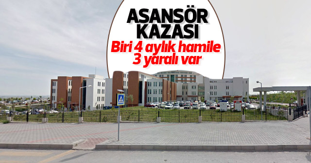 Karaman Devlet Hastanesinde Asansör kazası