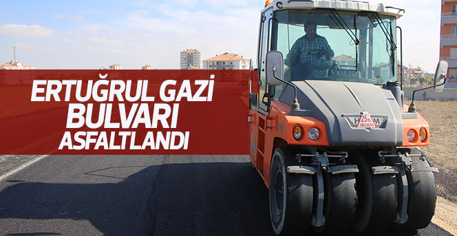 Ertuğrul Gazi Bulvarı Asfaltlandı