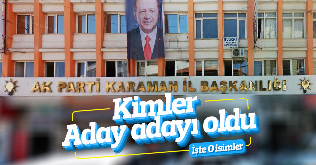 AK Parti’nin aday adayları başvurusu devam ediyor