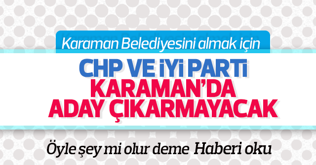 CHP ve İYİ Parti resmi aday çıkarmayacak