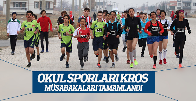 Okul Sporları Kros Müsabakaları Tamamlandı