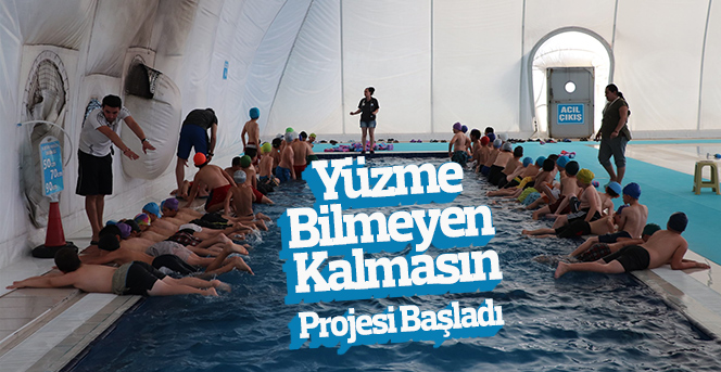 "Yüzme Bilmeyen Kalmasın" projesi başladı