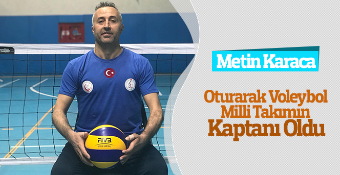 Oturarak Voleybol Milli Takımına Karamanlı Kaptan