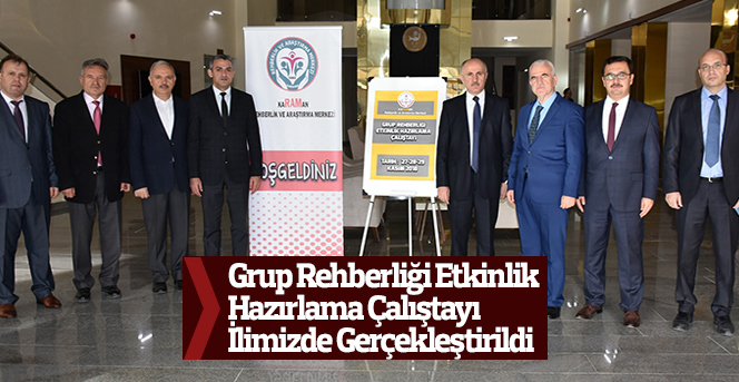 Grup Rehberliği Etkinlik Hazırlama Çalıştayı Yapıldı