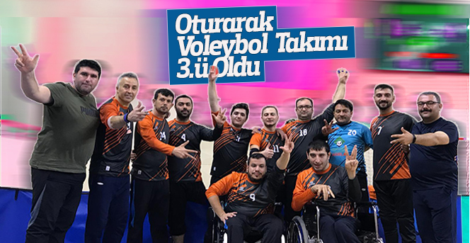 Oturarak Voleybol Takımı Türkiye Kupası'nda 3'ü Oldu