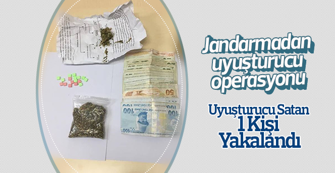 Jandarmadan uyuşturucu operasyonu: 1 gözaltı