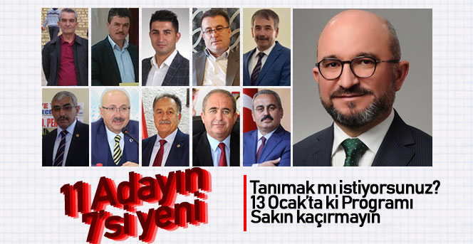 AK Parti'nin adayları belli oldu.