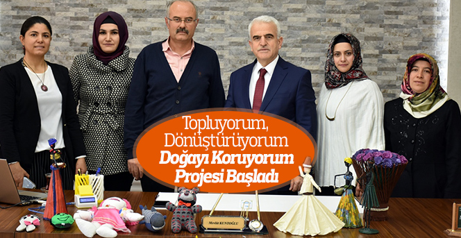 Geri dönüşüm Ve Doğayı Koruyorum Projesi Başladı