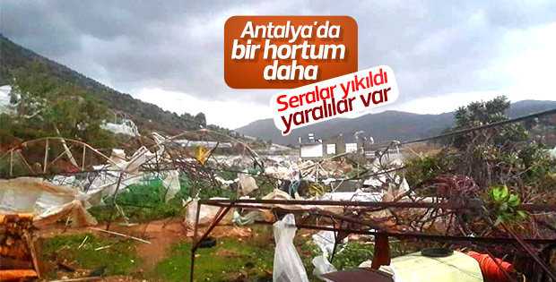 Antalya'da yeniden hortum oluştu