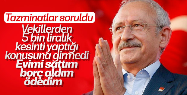 Kılıçdaroğlu tazminatları nasıl ödediğini anlattı