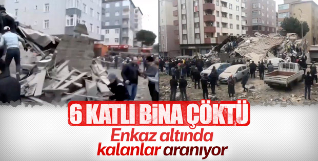 Kartal'da çöken binadaki tüm daireler doluydu