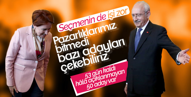 CHP ile İyi Parti bazı yerlerde adayları teke düşürecek