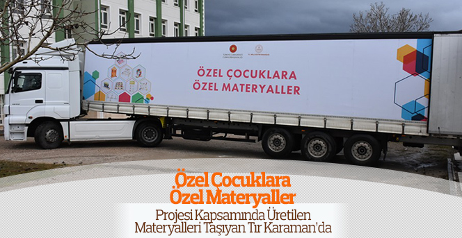 Özel Çocuklara Özel Materyaller Karaman’da