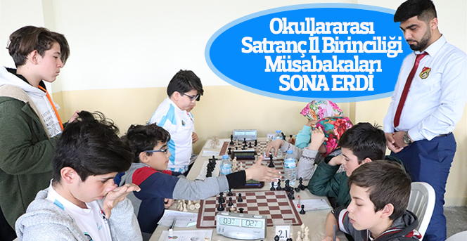 Okullararası Satranç İl Birinciliği Müsabakaları Sona Erdi