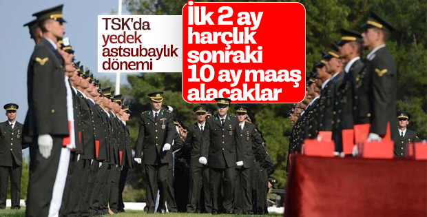 Yeni askerlik sisteminde yedek astsubaylık