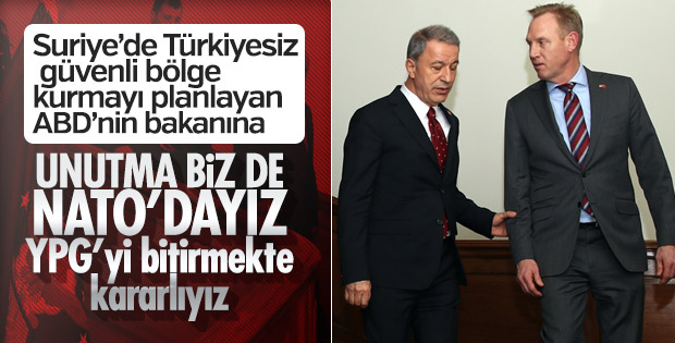 Hulusi Akar, ABD Savunma Bakanı Shanahan ile görüştü