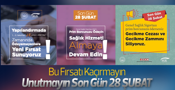 SGK Karaman İl Müdürlüğünden uyarı