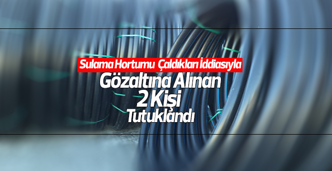 Hortum hırsızları tutuklandı