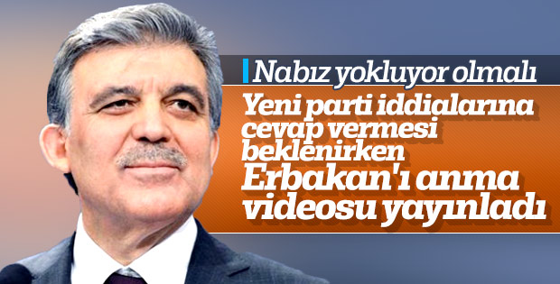 Abdullah Gül'den Necmettin Erbakan mesajı