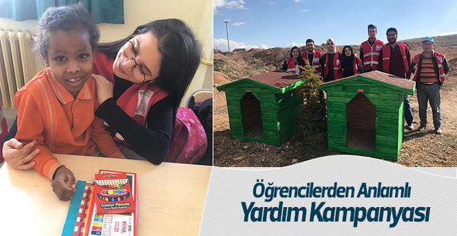 Öğrencilerden Yardım Kampanyası