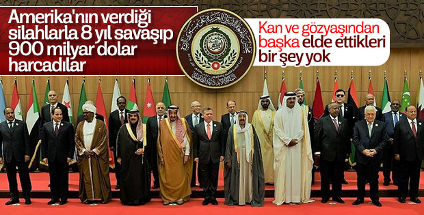 Arap ülkeleri savaşlara 900 milyar dolar harcadı