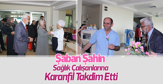 Şahin: Sağlık Çalışanlarına Karanfil Takdim Etti.