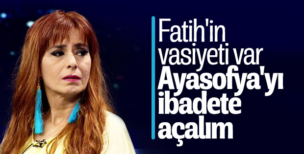 Yıldız Tilbe: Ayasofya ibadete açılsın, izin mi alacağız