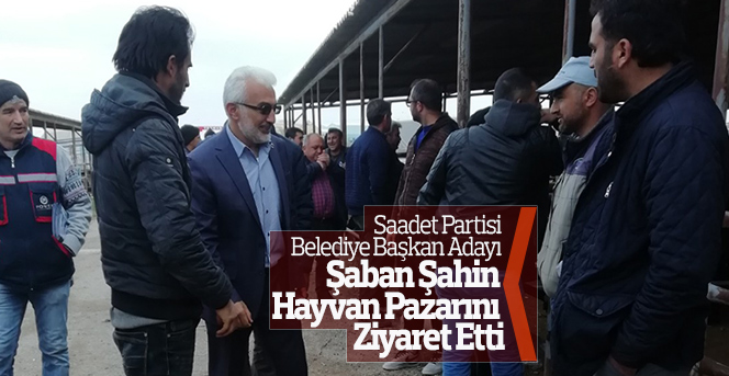 Şaban Şahin Hayvan Pazarını Ziyaret Etti