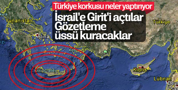 İsrail Girit'e üs kuracak