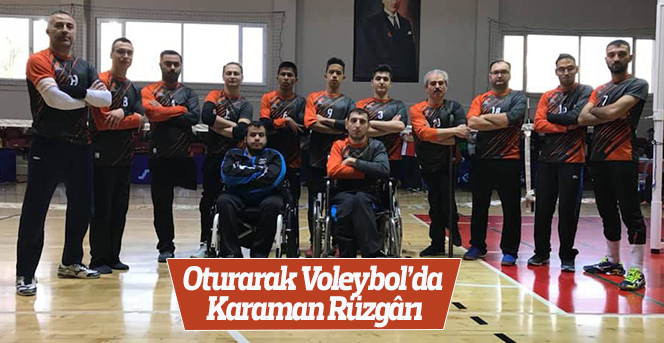 Oturarak Voleybol’da Karaman Rüzgârı