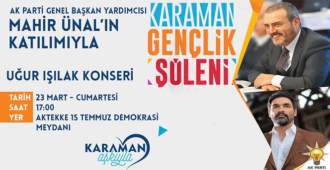 AK Partiden Gençlik Şöleni