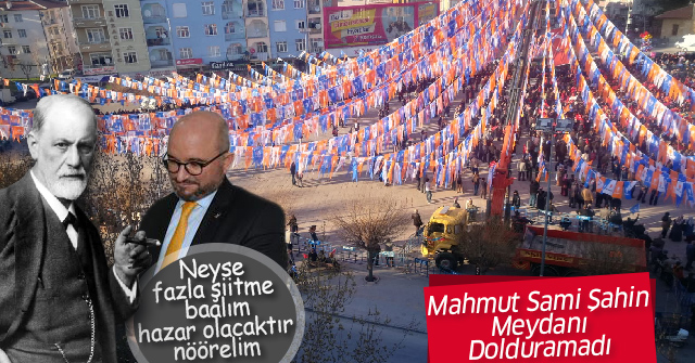 Mahmut Sami Şahin Aktekke meydanını dolduramadı