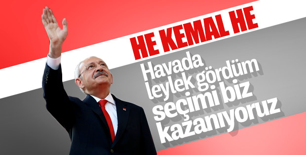 Kemal Kılıçdaroğlu leyleği gördü