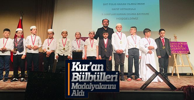 Kur’an Bülbülleri Madalyalarını Aldı