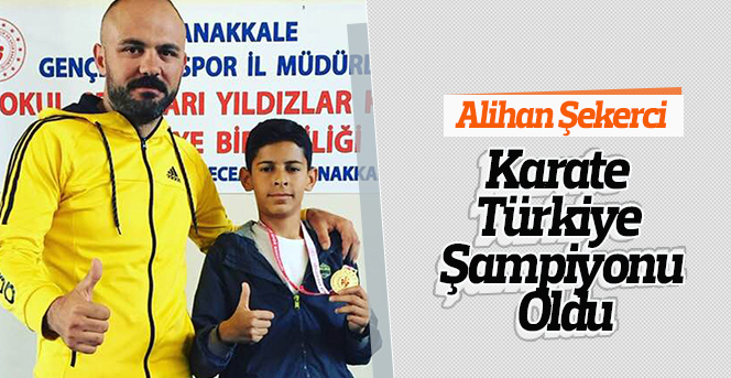 Karaman’ın Gururu Şekerci, Türkiye Şampiyonu Oldu