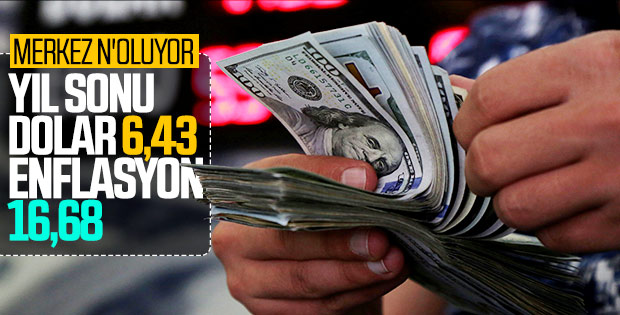 Merkez'in dolar tahmini: 6,43