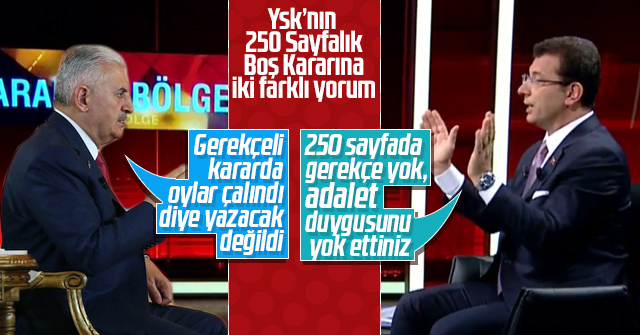 YSK’nın 250 sayfalık kararına 2 farklı yorum