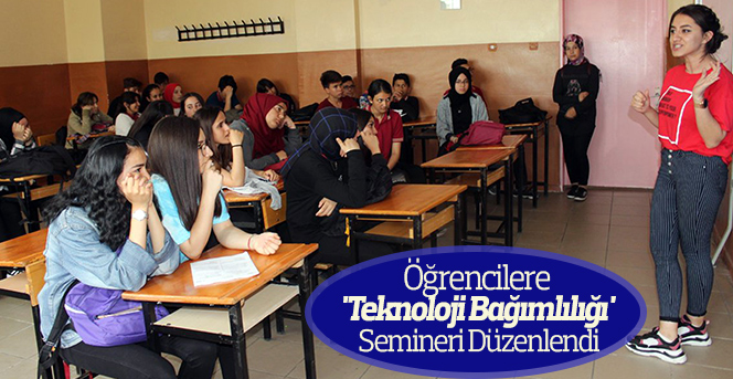 Karaman’da Öğrencilere 'Teknoloji Bağımlılığı' Semineri