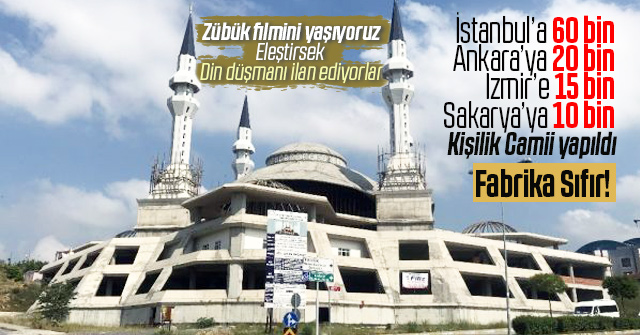 Hükümet Fabrika yerine sürekli camii yapıyor