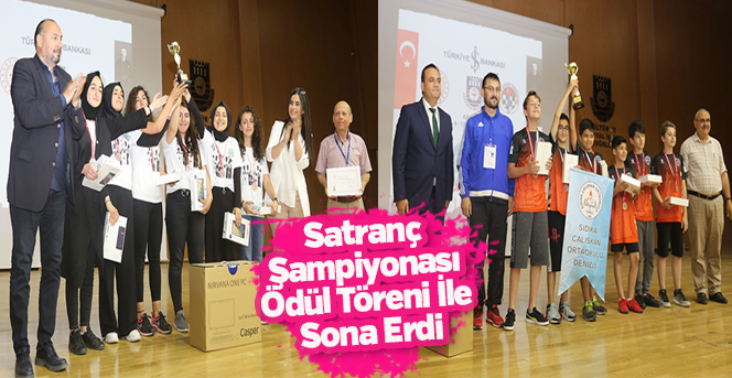 Satranç Şampiyonası Ödül Töreni İle Sona Erdi