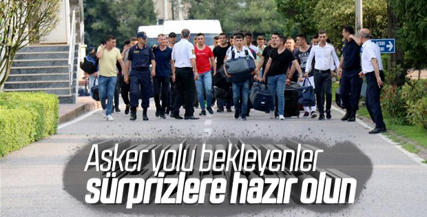 Erken terhis olan askerler evlerine dönmeye başladı