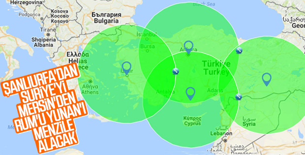 S-400'lerin kurulabileceği 3 il