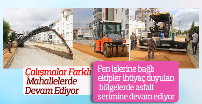 Çalışmalar Farklı Mahallelerde Devam Ediyor