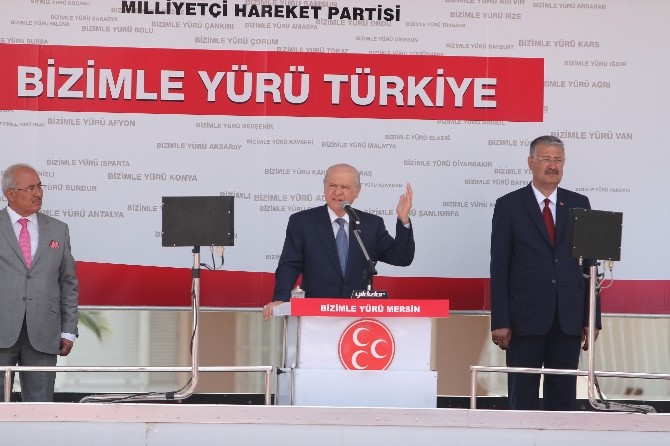 Bahçeli Mersin’de