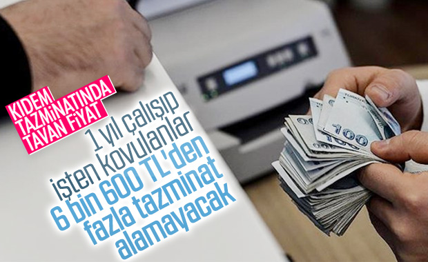 Kıdem tazminatında tavan 6 bin 635 TL oldu