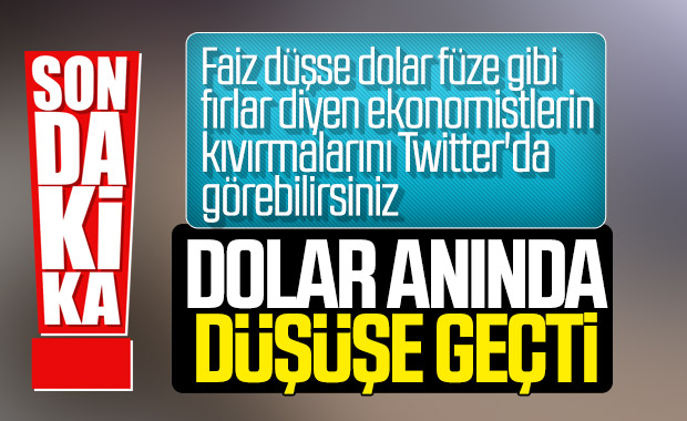 Faiz kararı sonrasında dolar çakıldı